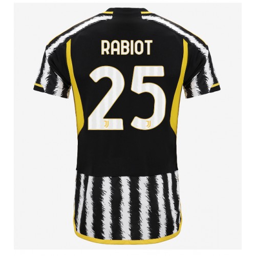 Fotballdrakt Herre Juventus Adrien Rabiot #25 Hjemmedrakt 2023-24 Kortermet